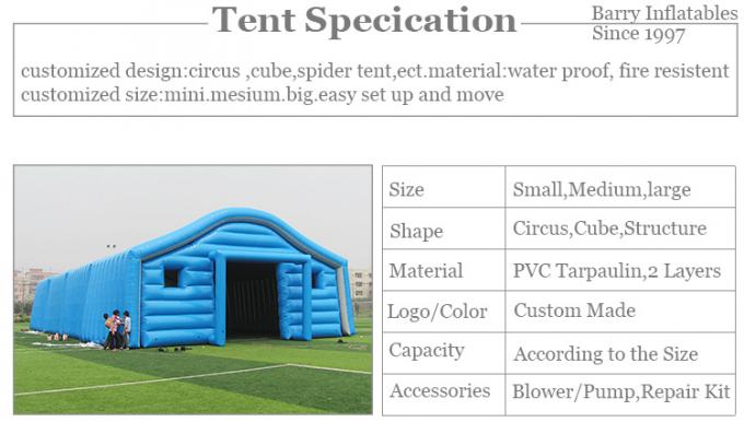 weißes luftdichtes Zelt der Rettungs-10m aufblasbar für Verkauf
