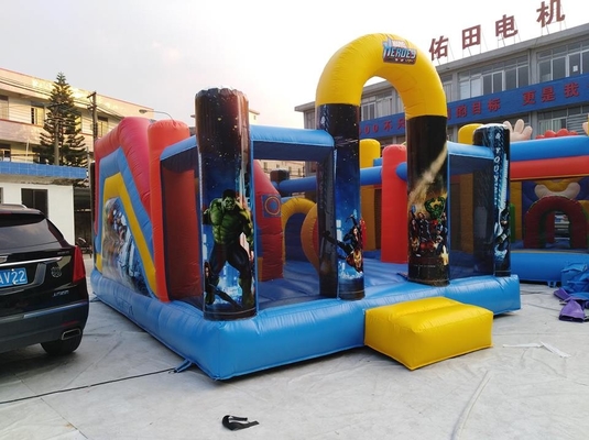 Spaß-Sprungs-Jumper Inflatable Combo Bouncer Castle-Schlag-Haus im Freien