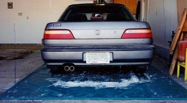 Sparen Sie die Umwelt Autowaschanlage Garage Wassereindämmungsmatte und Wasserrückgewinnungssystem Aufblasbare Autowaschanlage