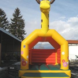 Handelssprungs-federnd Schloss-Giraffe ein Rahmen EN14960 0.55MM PVC
