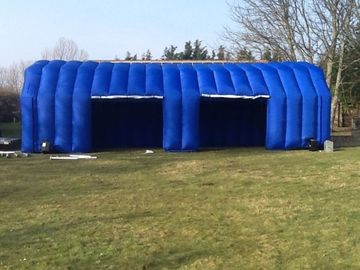 Kommerzielles blaues aufblasbares Zelt-mobiles Auto-Garagen-Explosions-Zelt