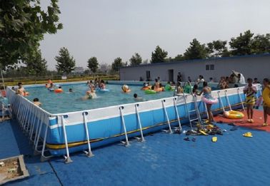 Sommer-Metallrahmen-Swimmingpool-großer Satz-kundenspezifisches Stahlrahmen-Pool für Feiertag