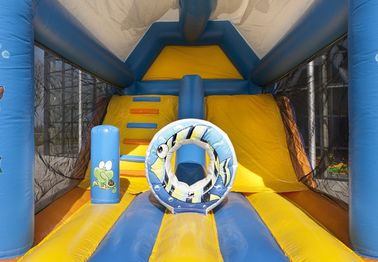 Pullover-Miete-Inflatables-Schlag-Haus-Blau 0.55mm Seaworld kombiniertes PVC