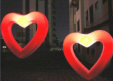 Heirat-Antrag aufblasbare LED Oxford-Stoff-liebevolles Herz beleuchtend