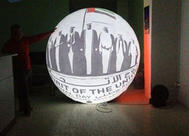 Innenpartei führte Beleuchtungs-Ball-rundes aufblasbares mit Logo-Drucken