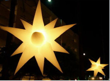 Kundengebundener aufblasbarer Werbungs-Produkt-Stern-Himmel führte Lichter für Partei
