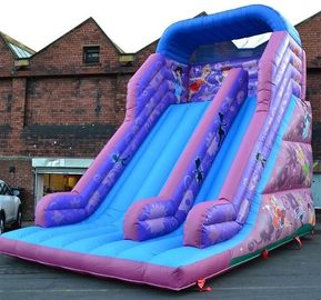 30ft Prinzessin Inflatable Dry Slide, Faires-Dia-purpurrotes riesiges federnd Dia