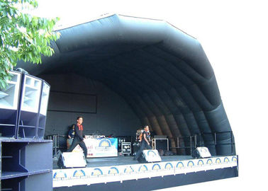 Kundengebundenes riesiges aufblasbares Stadiums-Abdeckungs-Schwarz-großes aufblasbares Ereignis-Zelt