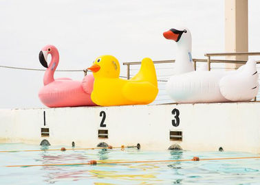 Riesiger aufblasbarer Wasser-Spielwaren-Floss-Schwan-aufblasbarer Flamingo für Pool