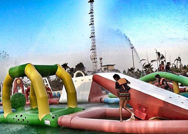 Familien-Wasser parkt für Spaß, Sommer-Wellen-aufblasbarer Wasser-Park für Kinder/Erwachsener