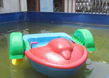 Mini aufblasbares Wasser spielt ein Personen-Paddel-Boot, Delphin-Swimmingpool-Paddel-Boot