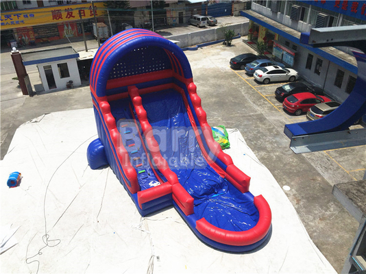 Aufblasbare Wasserrutsche Erwachsene PVCs mit großem Swimmingpool