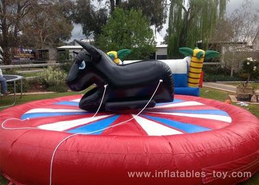 Vergnügungspark-aufblasbare Sportspiel-riesiges mechanisches Rodeo Stier mit aufblasbarer Matratze