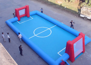 12 x 2 x 6m aufblasbarer Fußballplatz/Fußballplatz im Freien mit Luftpumpe
