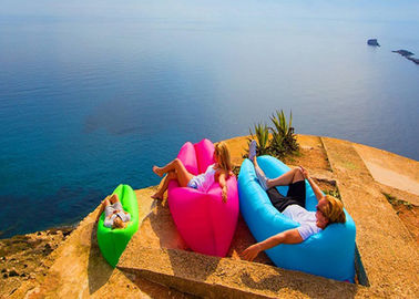 Bank Longe-faule Taschen-aufblasbares Schlafsack-kampierendes Treffpunkt-Luft-Sofa für das Reise-Wandern