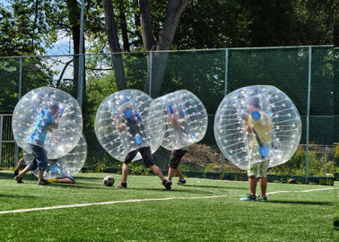 1.5m TPU menschlicher aufblasbarer Stoßblasen-Ball für Erwachsenen mit Logo-Drucken und Gebläse