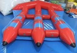 Dauerhaftes aufblasbares Fliegen-Towable Fische PVCs für Wasser-Spiel, Fliegen-Fisch-Wasser-Sport