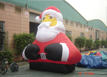 Riesiges Weihnachtsmoderner Weihnachtsriese aufblasbare Santa For Advertising im Freien