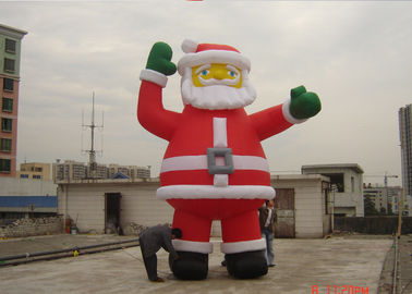 Customzied 6M aufblasbarer Ssanta Klaus, Luft-Ballon PVCs Weihnachtsmann für die Werbung