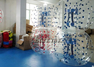 Kommerzielle aufblasbare Spielwaren-im Freien roter Punkt/blauer Punkt-Mensch sortierten Fußball 1,7 M
