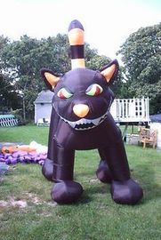 CER Zertifikat riesige Werbungsschwarze Katze Inflatables im Freien für Halloween-Festival