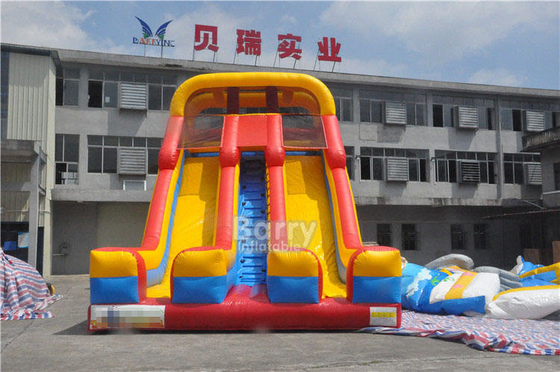 0,55 mm PVC Double Lane Blow Up Slide aufblasbare Kinderrutsche Spielzeug für Spielplatz