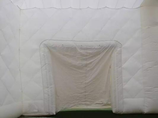 0,55 mm PVC aufblasbarer Zeltwürfel für große Veranstaltungen, weiße Farbe
