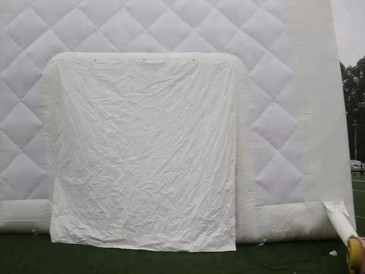0,55 mm PVC aufblasbarer Zeltwürfel für große Veranstaltungen, weiße Farbe