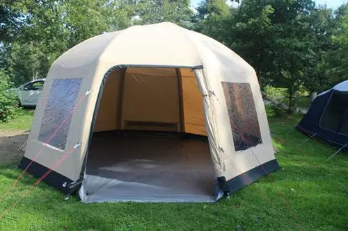 8 Personen wasserdichte Campingzelte Camping Familie Outdoor Canvas Glamping Zelt