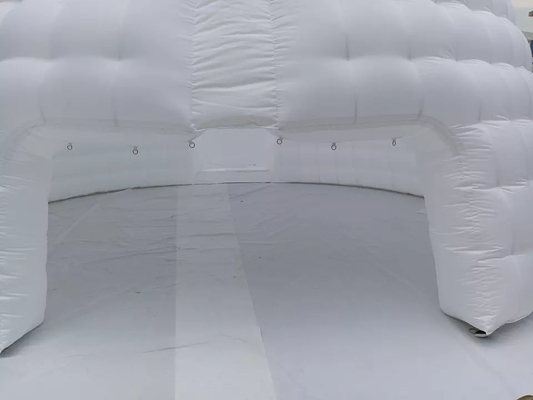 Kundenspezifisches weißes aufblasbares Ereignis-Zelt-großes Hauben-Party-aufblasbares Iglu