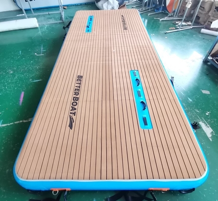 OEM aufblasbare schwimmende Plattform Wasserspiel Jet Ski Dock Drop Stitch