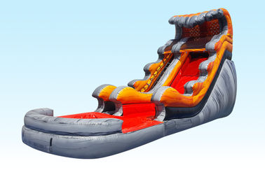 Lava-Flutwelle-aufblasbare Wasserrutsche für Erwachsenen und Kinder, Spiele im Freien