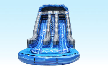 18Ft Sommer-Spritzen-Kinderaufblasbare Wasserrutsche 0.55-0.9mm PVC-Plane für Park-Mitte