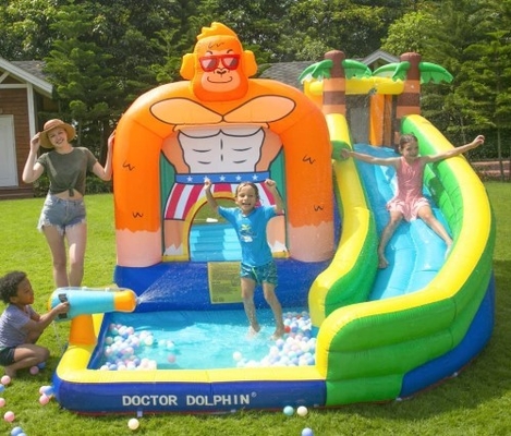 Dia Doktor-Dolphin Inflatable Water für Kleinkind-Wasser-Schlag-Haus mit Spritzen-Pool
