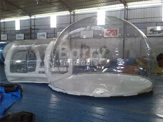 kampierendes klares aufblasbares Luft-Zelt 1.0mm PVCs im Freien für Miete