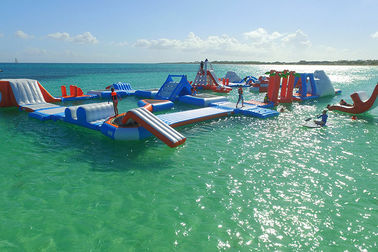 Aufblasbarer Wasser-Park PVC-Plane Aquaglide/aufblasbarer Aquapark für Pool