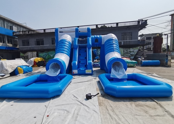 Jumper Combo Castle Pool Inflatable-Wasserrutsche-großes aufblasbares doppeltes Dia-Digital-Drucken