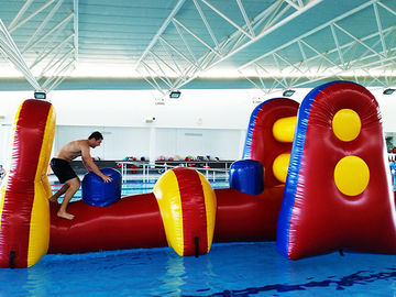 Handelsaqua-Spaß-aufblasbares Dia/Wasser-Explosions-Hindernislauf für Swimmingpool