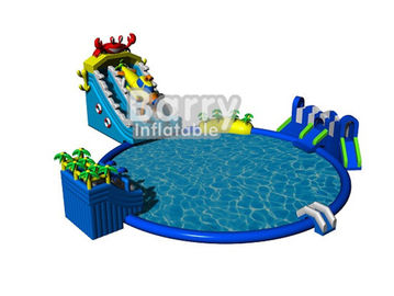 Blaue seaworld Vergnügungsparkausrüstung mit großem Swimmingpool für Handelsereignis