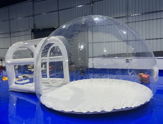 1mm PVC transparentes aufblasbares Blasen-Campingzelt Digitaldruck