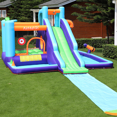 PVC-Kids Bounce Backyard aufblasbare Rutschen individuelles Thema