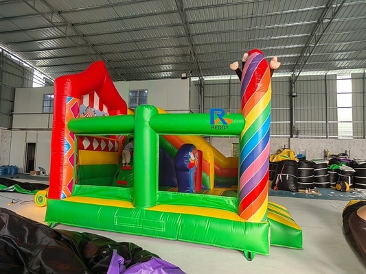 0.55mm PVC Handelsspringen zieht sich Tiere Jumper Inflatable Castle zurück