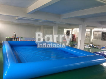 Dauerhaftes blaues Kinderquadrat-tragbares Wasser-Pool mit aufblasbaren Wasser-Spielwaren