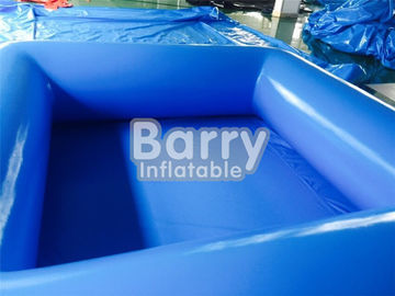 Dauerhaftes blaues Kinderquadrat-tragbares Wasser-Pool mit aufblasbaren Wasser-Spielwaren