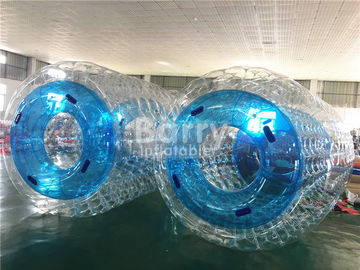 Wasserdichtes kundenspezifisches aufblasbares Pool spielt blaues Wasser-Rolle für Kinder/Erwachsene