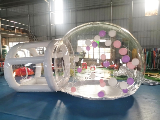 Druck verfügbar aufblasbares Festzelt mit Ballon transparent aufblasbares Ballonzelt