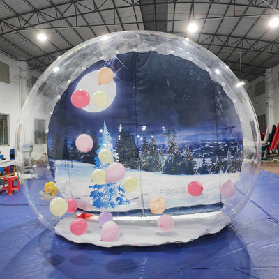 Einfache Einrichtung aufblasbares Blasentent Ballon Blasenhaus verfügbar für Ihr nächstes Abenteuer