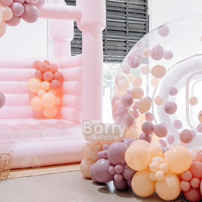 Einfache Einrichtung aufblasbares Zelt Ballon Bubble House kommerzielles aufblasbares für den kundenspezifischen Druck und schnellen Versand