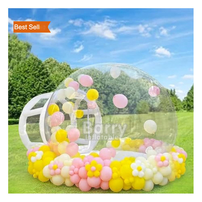 Einfache Einrichtung aufblasbares Zelt Ballon Bubble House kommerzielles aufblasbares für den kundenspezifischen Druck und schnellen Versand