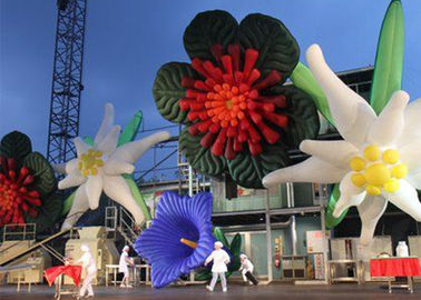 8m dekorative aufblasbare Blumen für Heiratsdekorationen mit PVC-Planen-Material